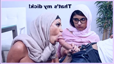 MIA KHALIFA - MILF Stepmom Julianna Vega Tries To pWN Mia's Big Dick Infidel Boyfriend