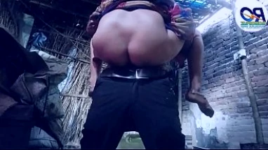 Desi village sister-in-law fucked in lap in doggy style in Hindi