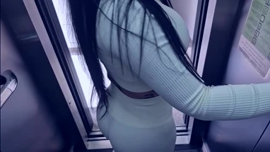 HORNY NEIGHBOR GETS A GOOD FUCK IN THE CAR - ALEJA AND AAROON