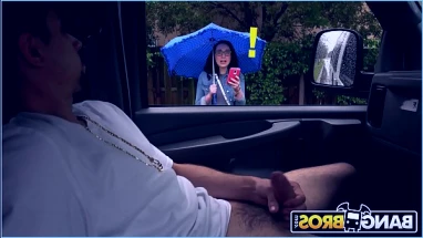 BANGBROS - Scarlett's Wild Ride On The Bang Bus During A Rainy Day