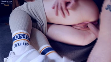 Young Fitness Model Passionately Fucking In Sneakers