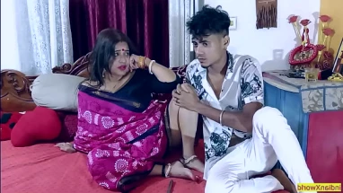 Indian New Stepmom VS Teen Boy Hot XXX Sex! fucks stepmother