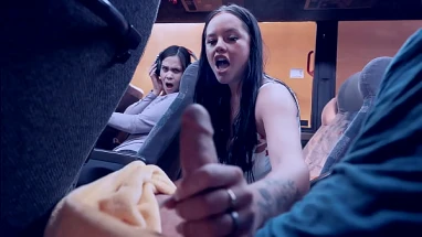 Sneaky Sex on the Public Bus - PervTeen