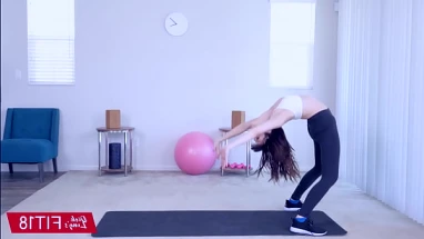 Casting Flexible And Horny Petite Dancer