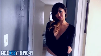 PropertySex - Super hot Latina fucks landlord at rental showing
